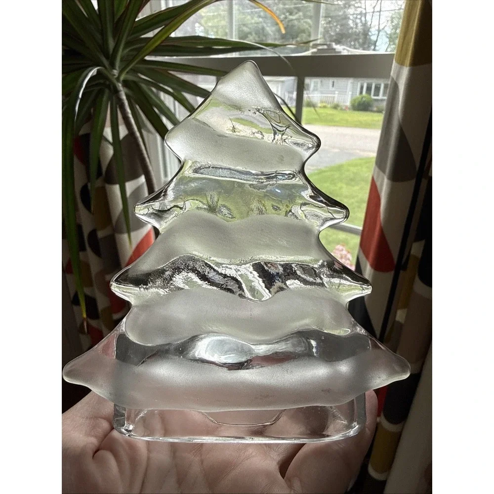 Glass Tree Tea Light Holder 5
